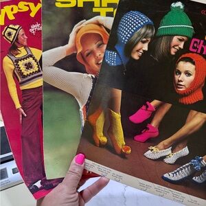 Vintage Crochet Pattern Booklet Set